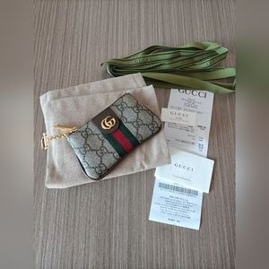 Gucci Ophidia zip key pouch